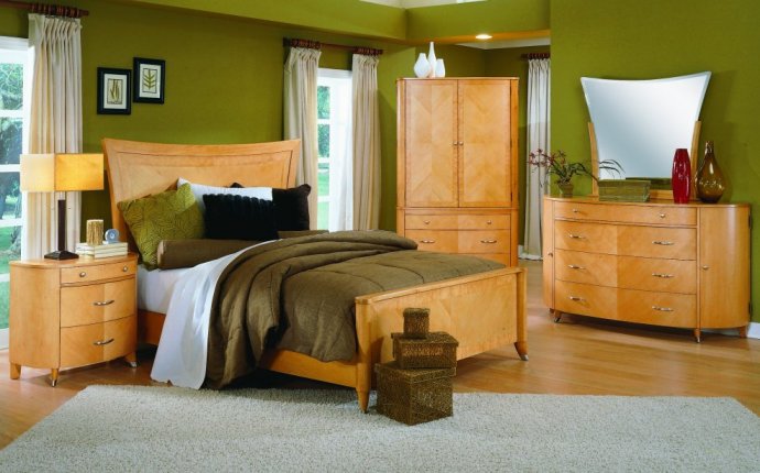 maple bedroom furniture vintage